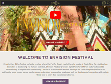 Tablet Screenshot of envisionfestival.com